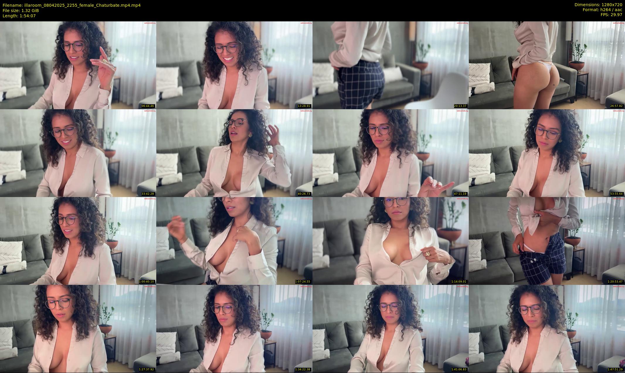 illaroom — 115 minute Chaturbate female cam show recording, 720p, Apr 8, 2025