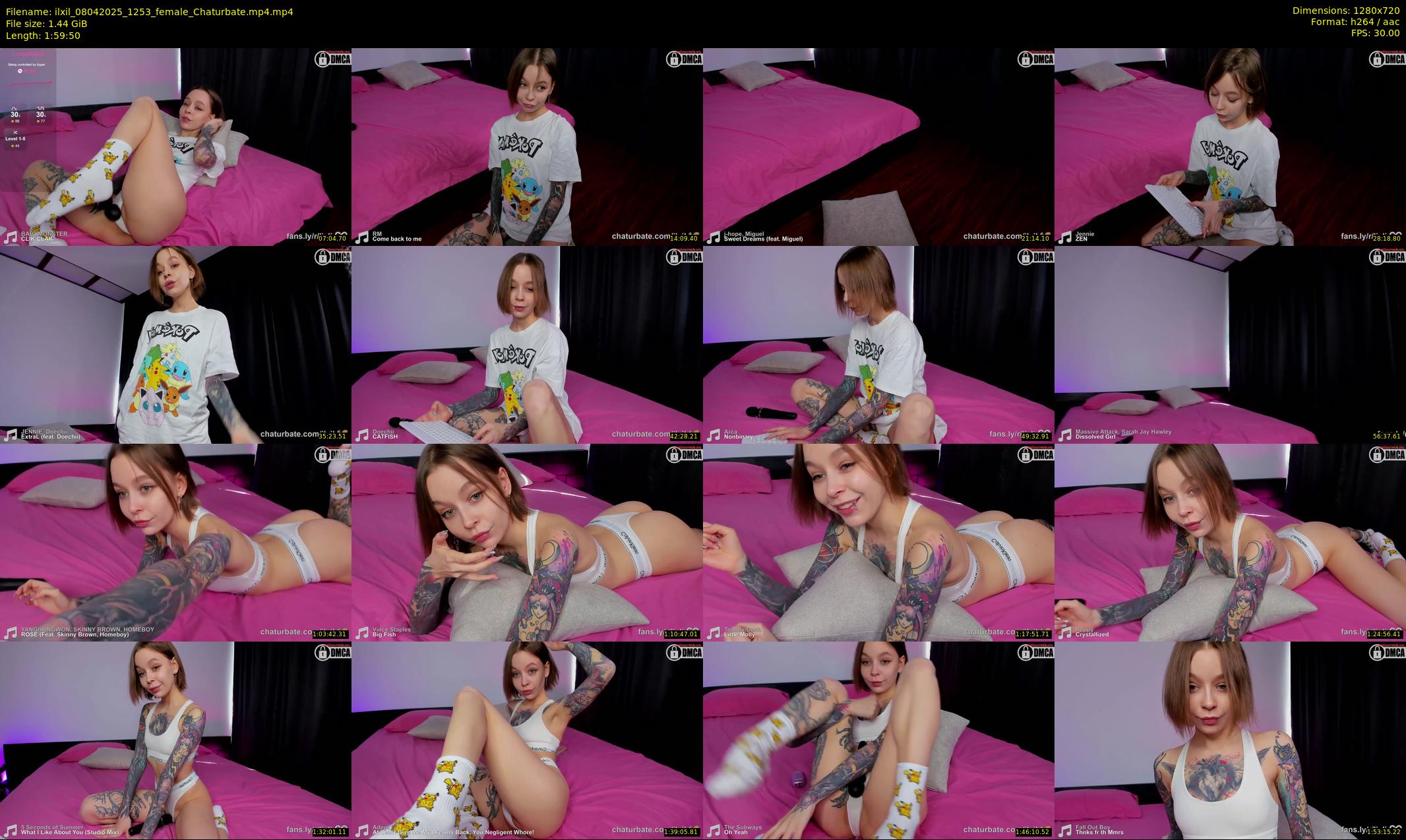 ilxil — 120 minute Chaturbate female cam show recording, 720p, Apr 8, 2025