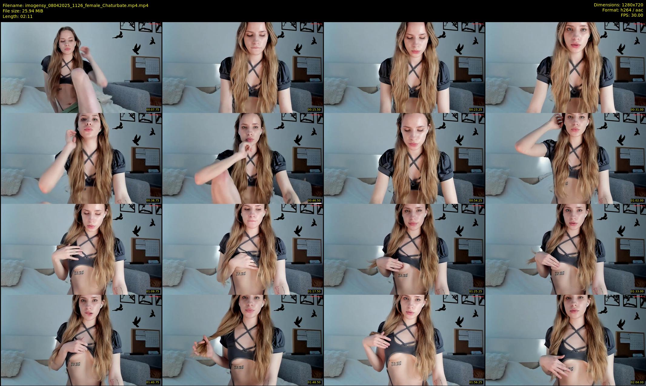 imogensy — 3 minute Chaturbate female cam show recording, 720p, Apr 8, 2025