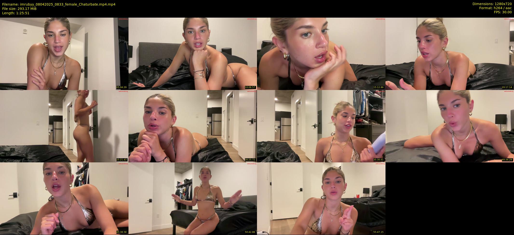 imrubyy — 86 minute Chaturbate female cam show recording, 720p, Apr 8, 2025