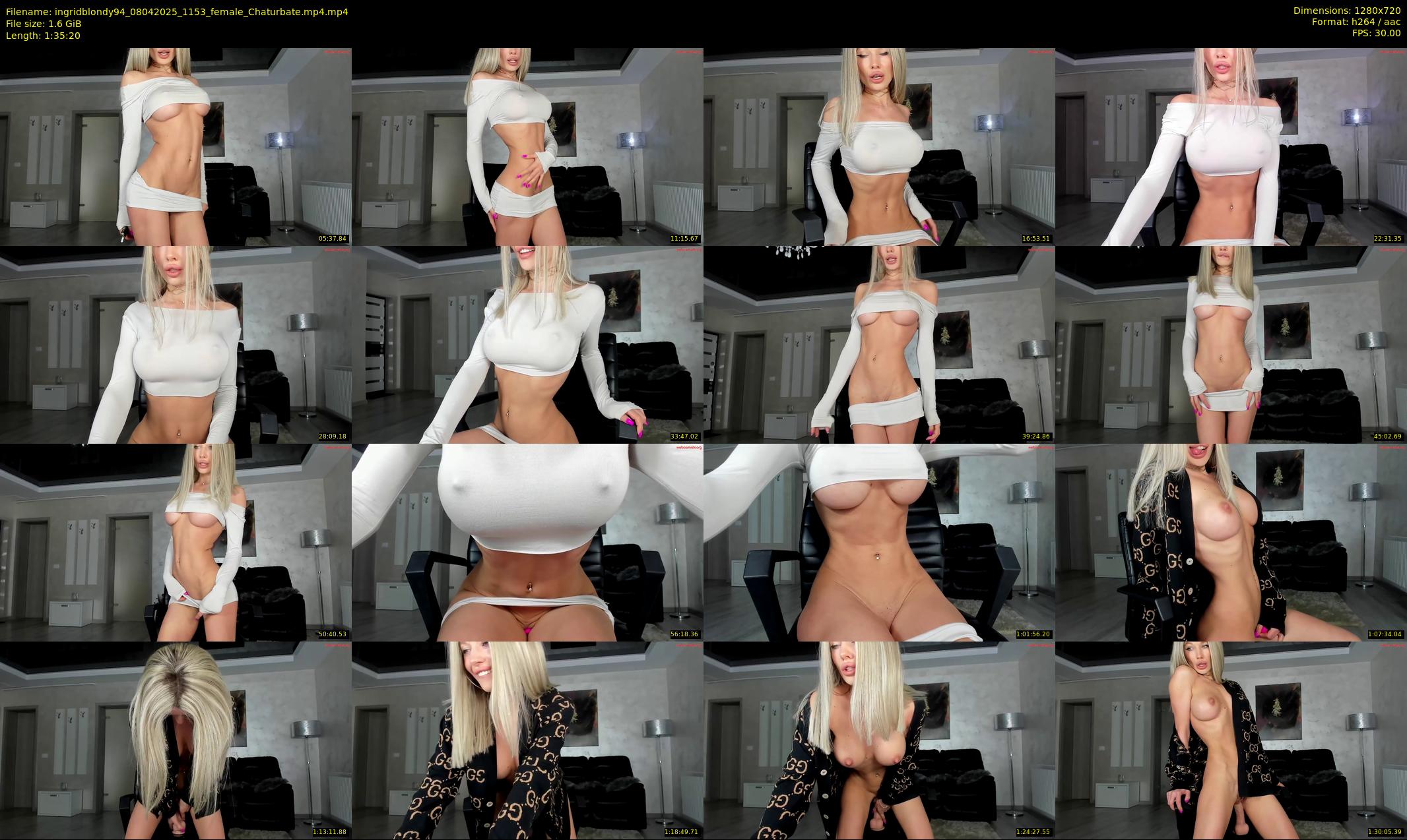 ingridblondy94 — 96 minute Chaturbate female cam show recording, 720p, Apr 8, 2025