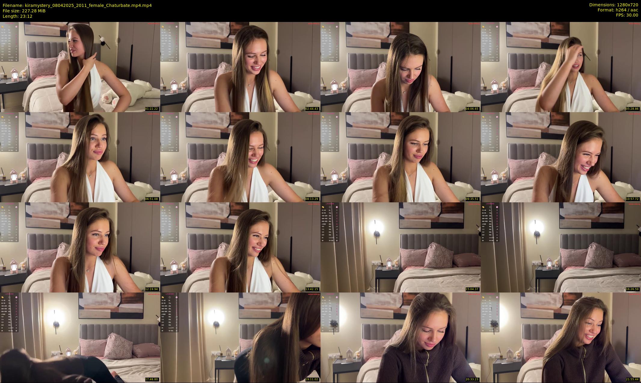kiramystery — 24 minute Chaturbate female cam show recording, 720p, Apr 8, 2025