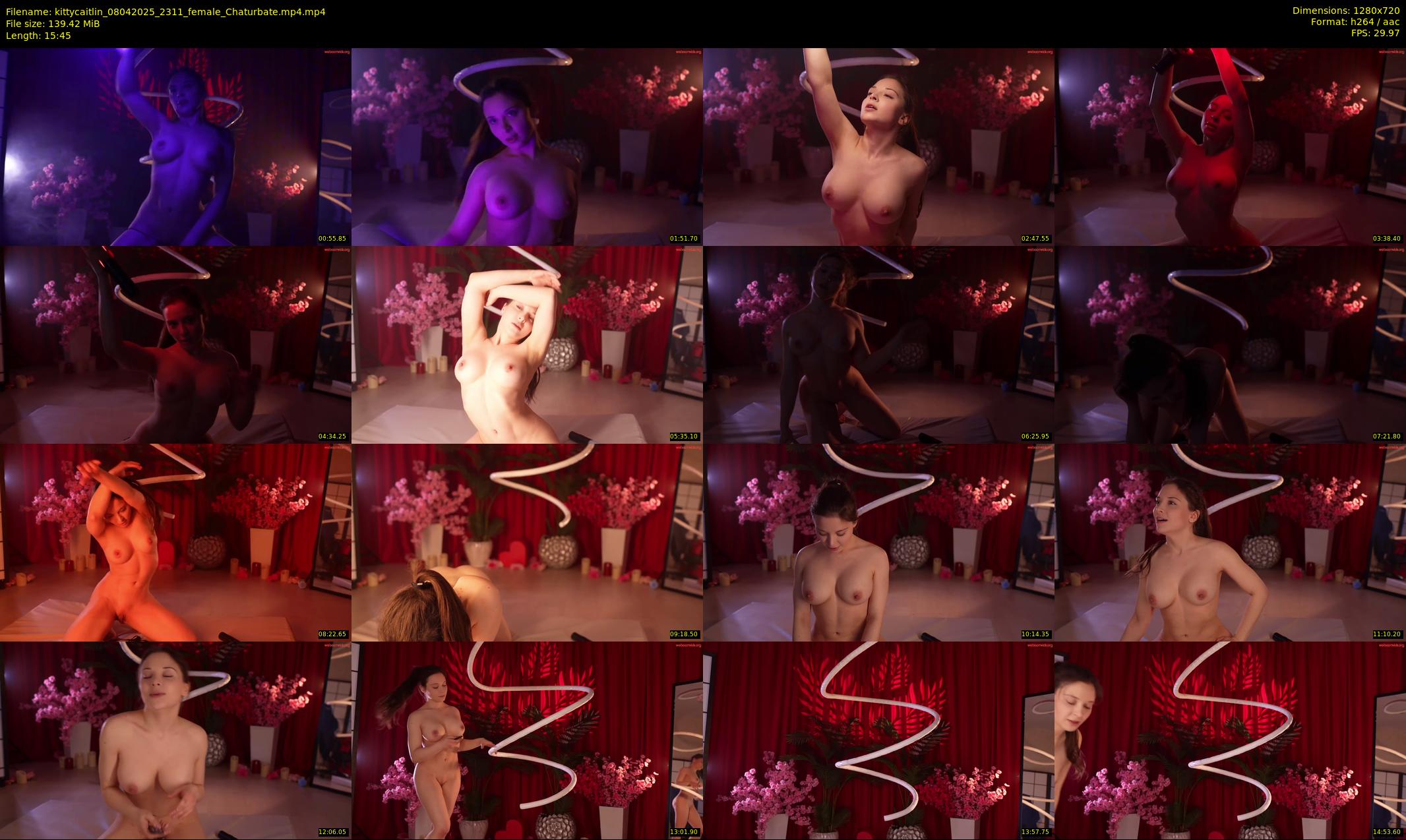 kittycaitlin — 16 minute Chaturbate female cam show recording, 720p, Apr 8, 2025