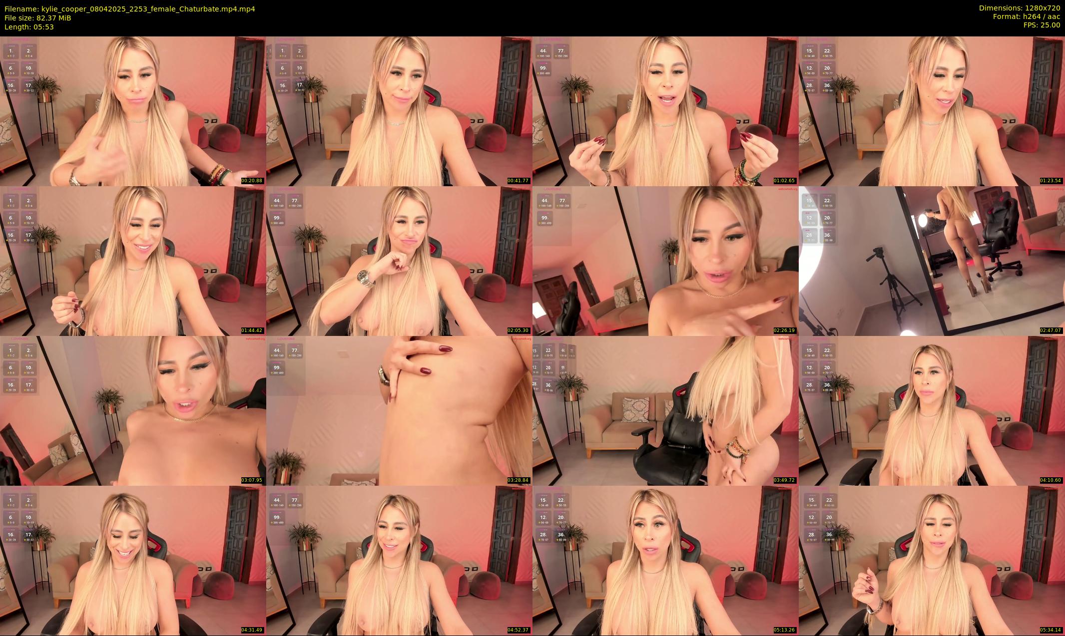kylie_cooper — 6 minute Chaturbate female cam show recording, 720p, Apr 8, 2025