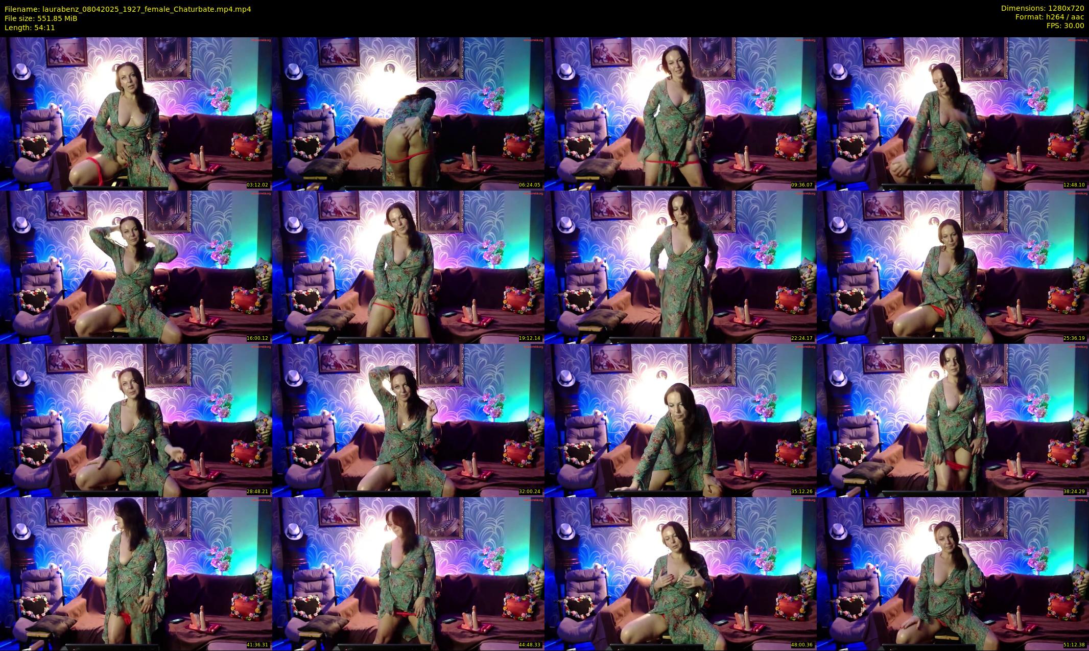 laurabenz — 55 minute Chaturbate female cam show recording, 720p, Apr 8, 2025