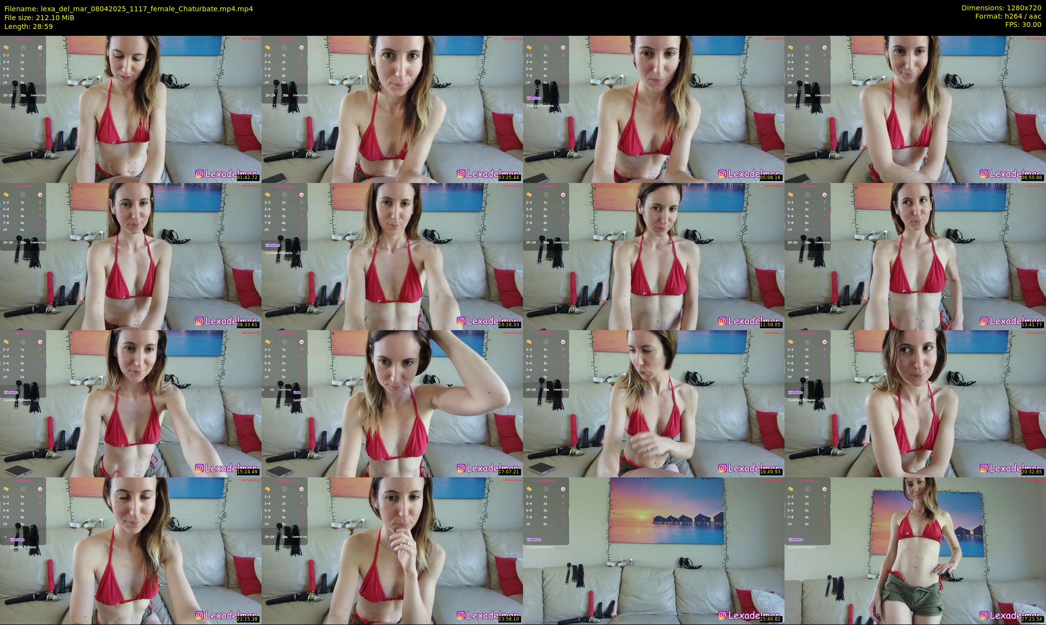 lexa_del_mar — 29 minute Chaturbate female cam show recording, 720p, Apr 8, 2025