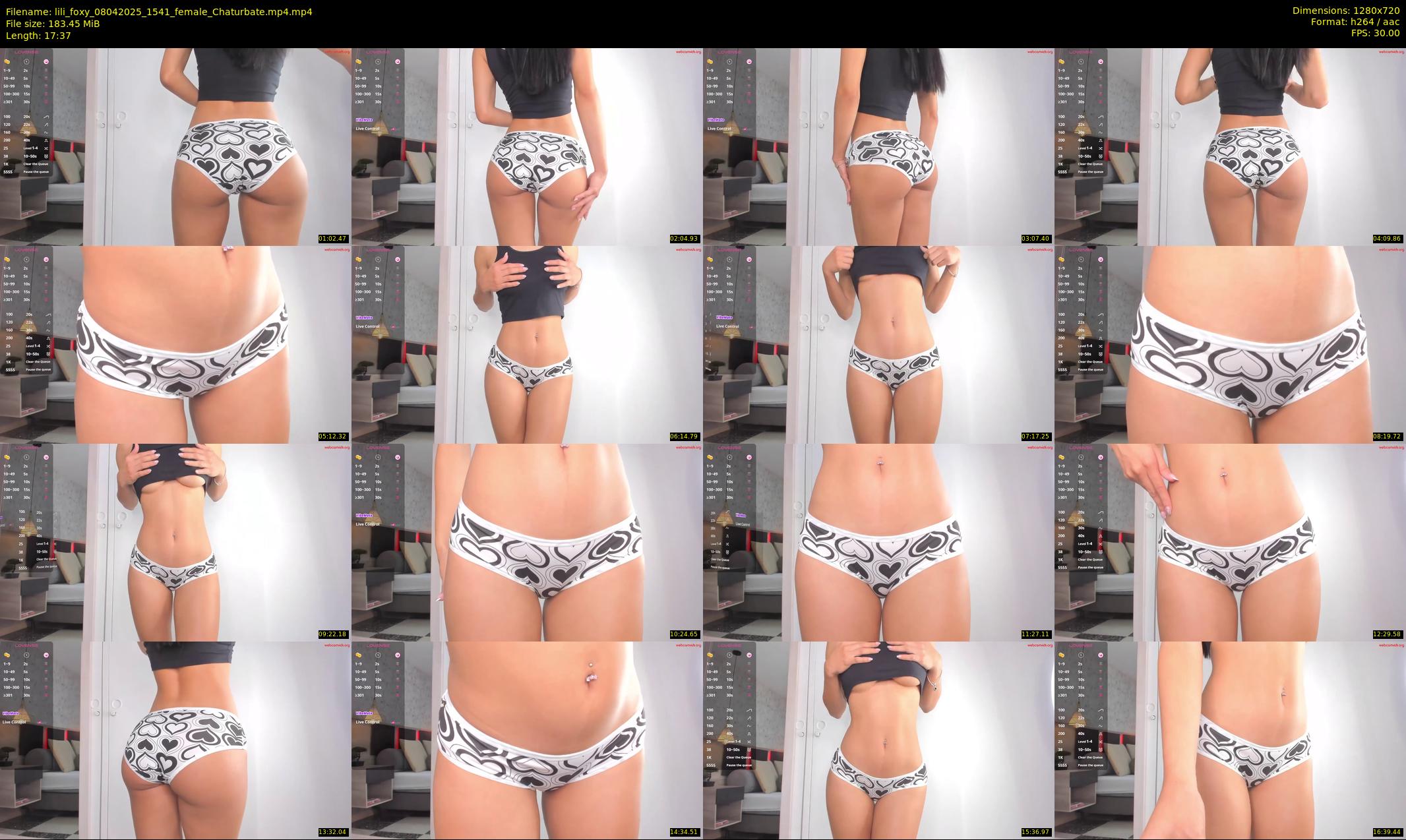 lili_foxy — 18 minute Chaturbate female cam show recording, 720p, Apr 8, 2025