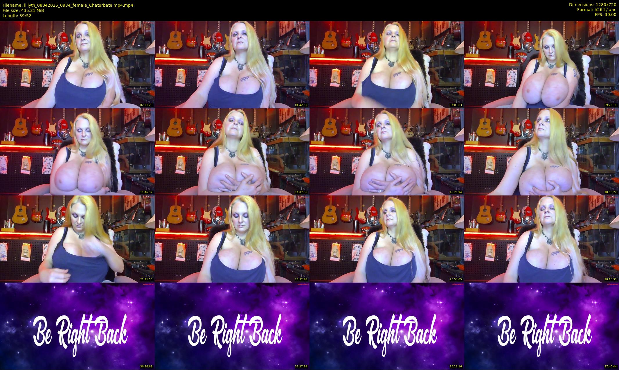 lillyth — 40 minute Chaturbate female cam show recording, 720p, Apr 8, 2025