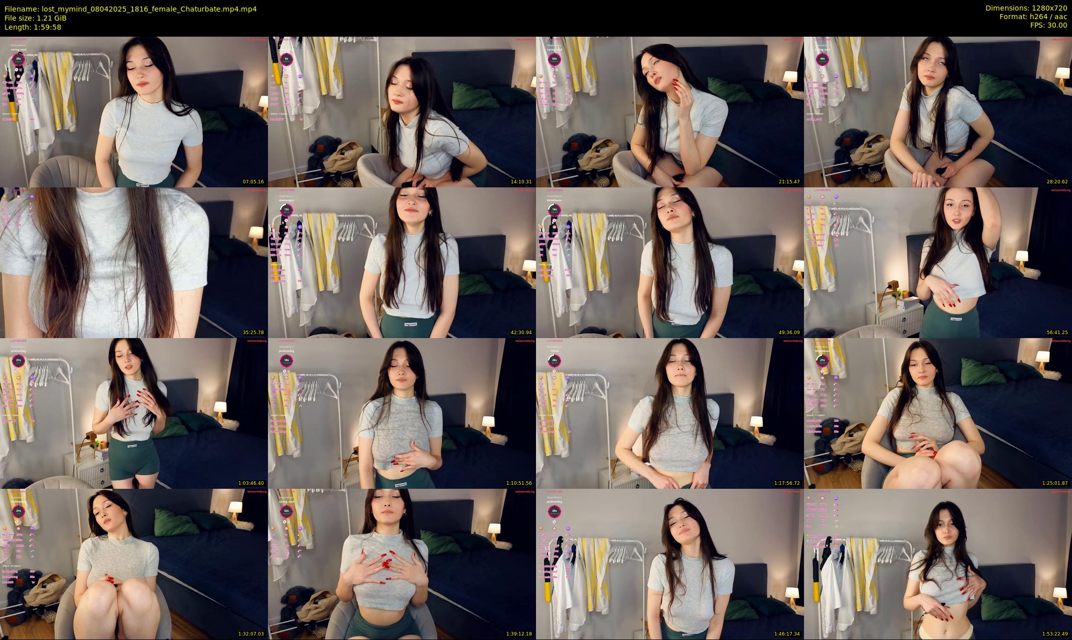 lost_mymind — 120 minute Chaturbate female cam show recording, 720p, Apr 8, 2025