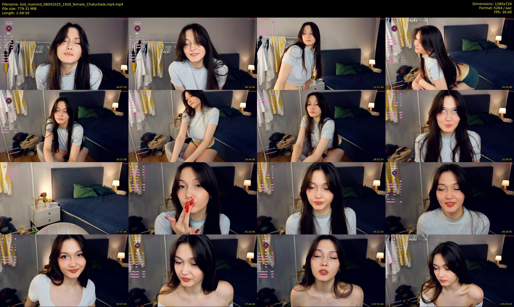 lost_mymind — 70 minute Chaturbate female cam show recording, 720p, Apr 8, 2025