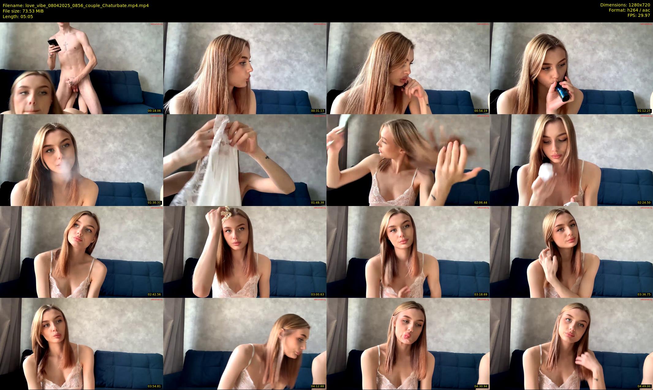 love_vibe — 6 minute Chaturbate couple cam show recording, 720p, Apr 8, 2025