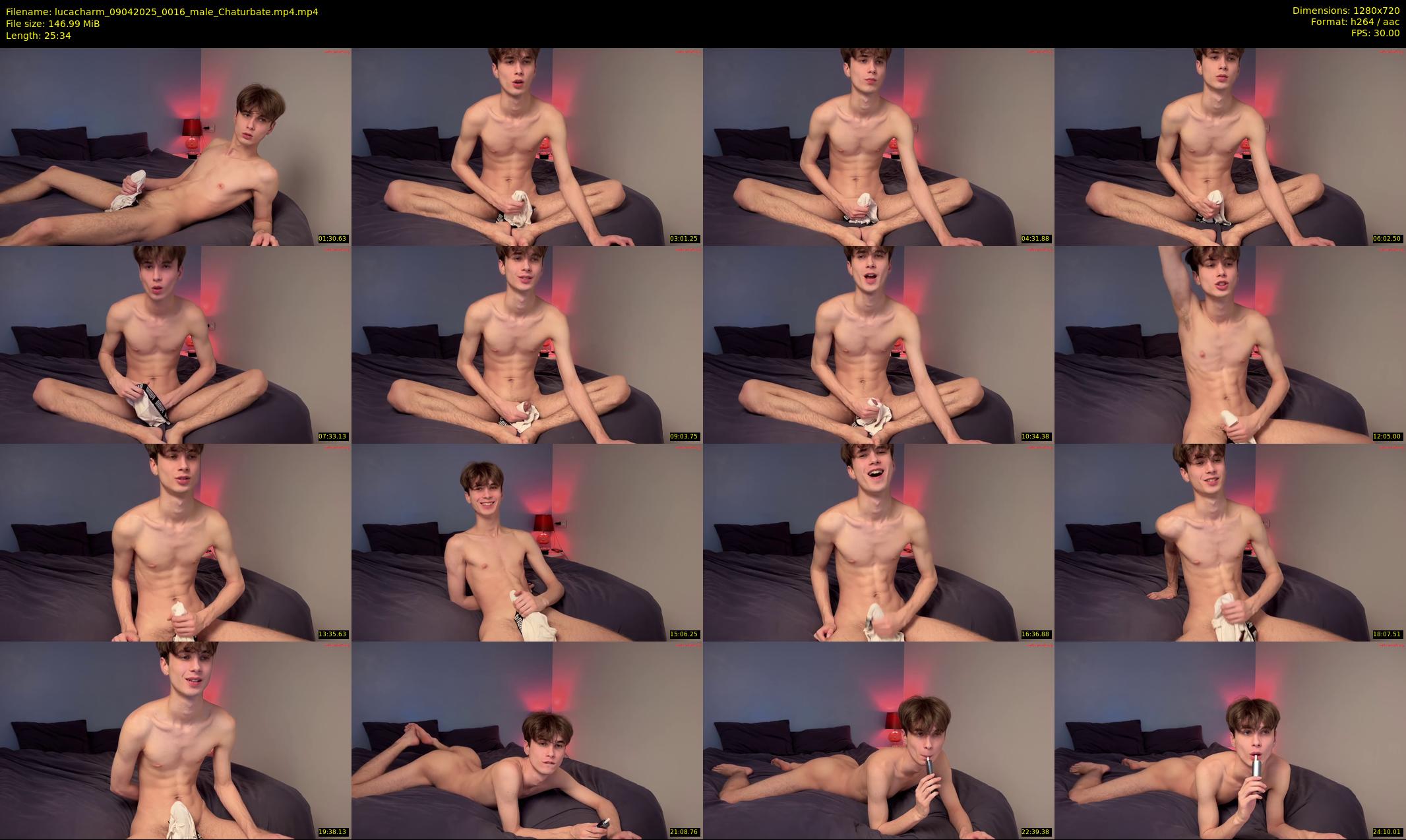 lucacharm — 26 minute Chaturbate male cam show recording, 720p, Apr 9, 2025