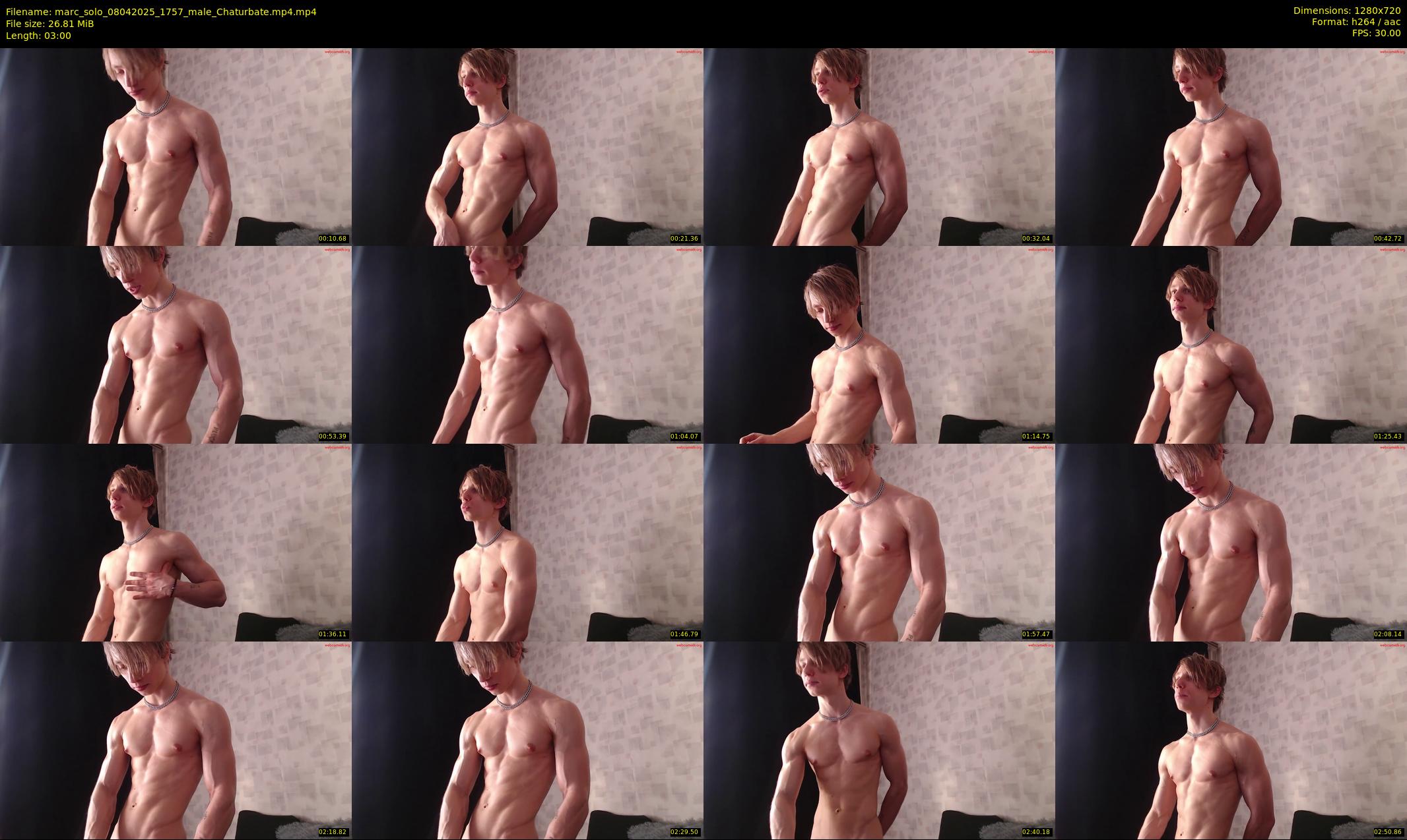 marc_solo — 3 minute Chaturbate male cam show recording, 720p, Apr 8, 2025