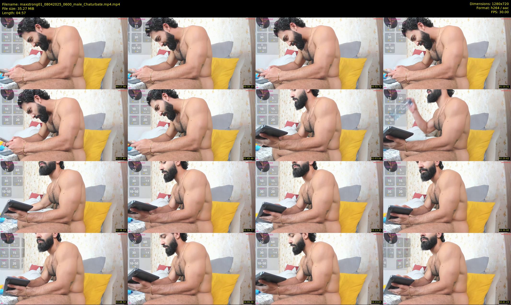 maxstrong01 — 5 minute Chaturbate male cam show recording, 720p, Apr 8, 2025