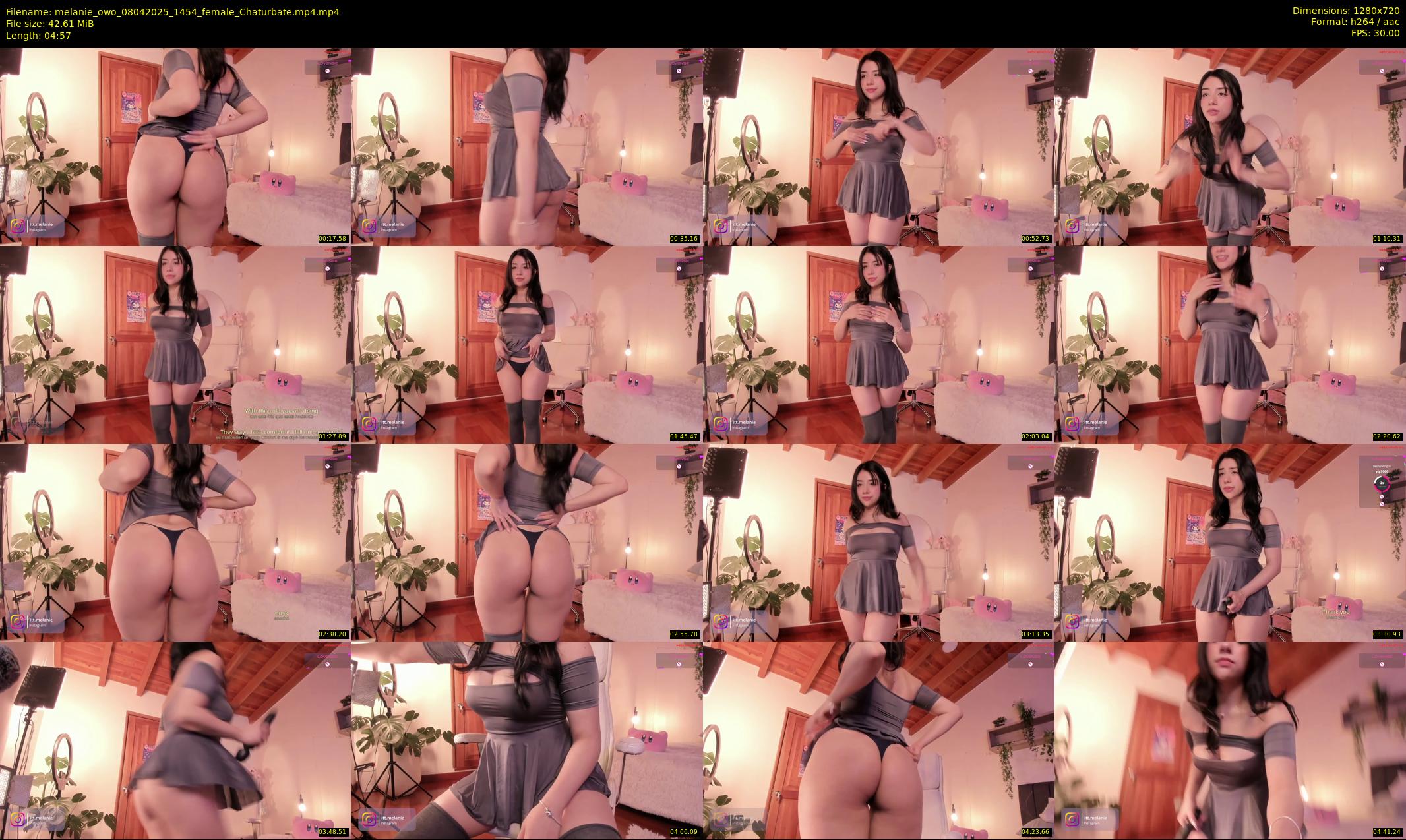 melanie_owo — 5 minute Chaturbate female cam show recording, 720p, Apr 8, 2025