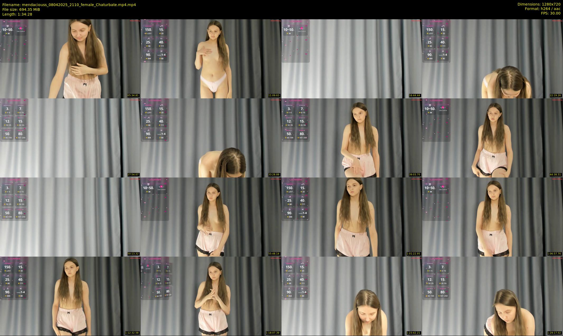 mendaciouss — 95 minute Chaturbate female cam show recording, 720p, Apr 8, 2025