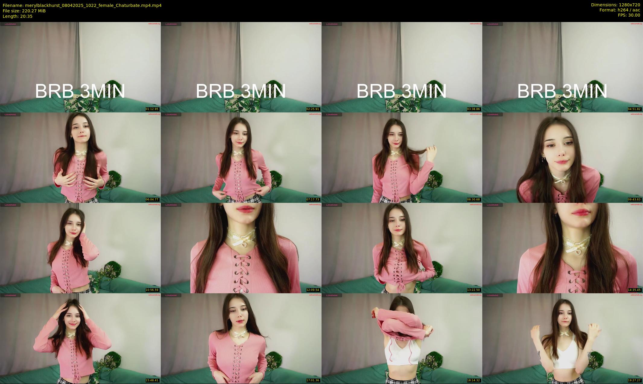 merylblackhurst — 21 minute Chaturbate female cam show recording, 720p, Apr 8, 2025