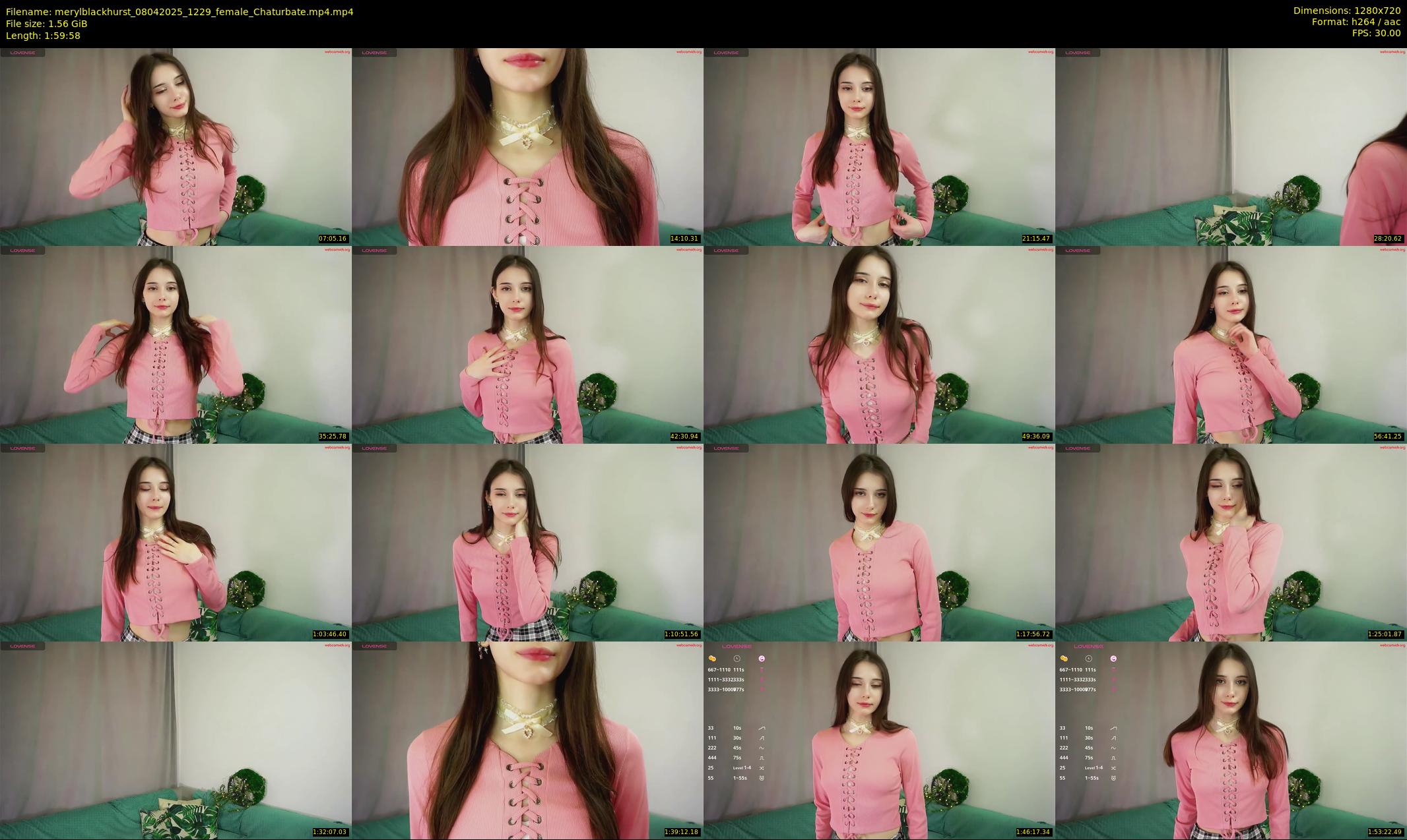 merylblackhurst — 120 minute Chaturbate female cam show recording, 720p, Apr 8, 2025