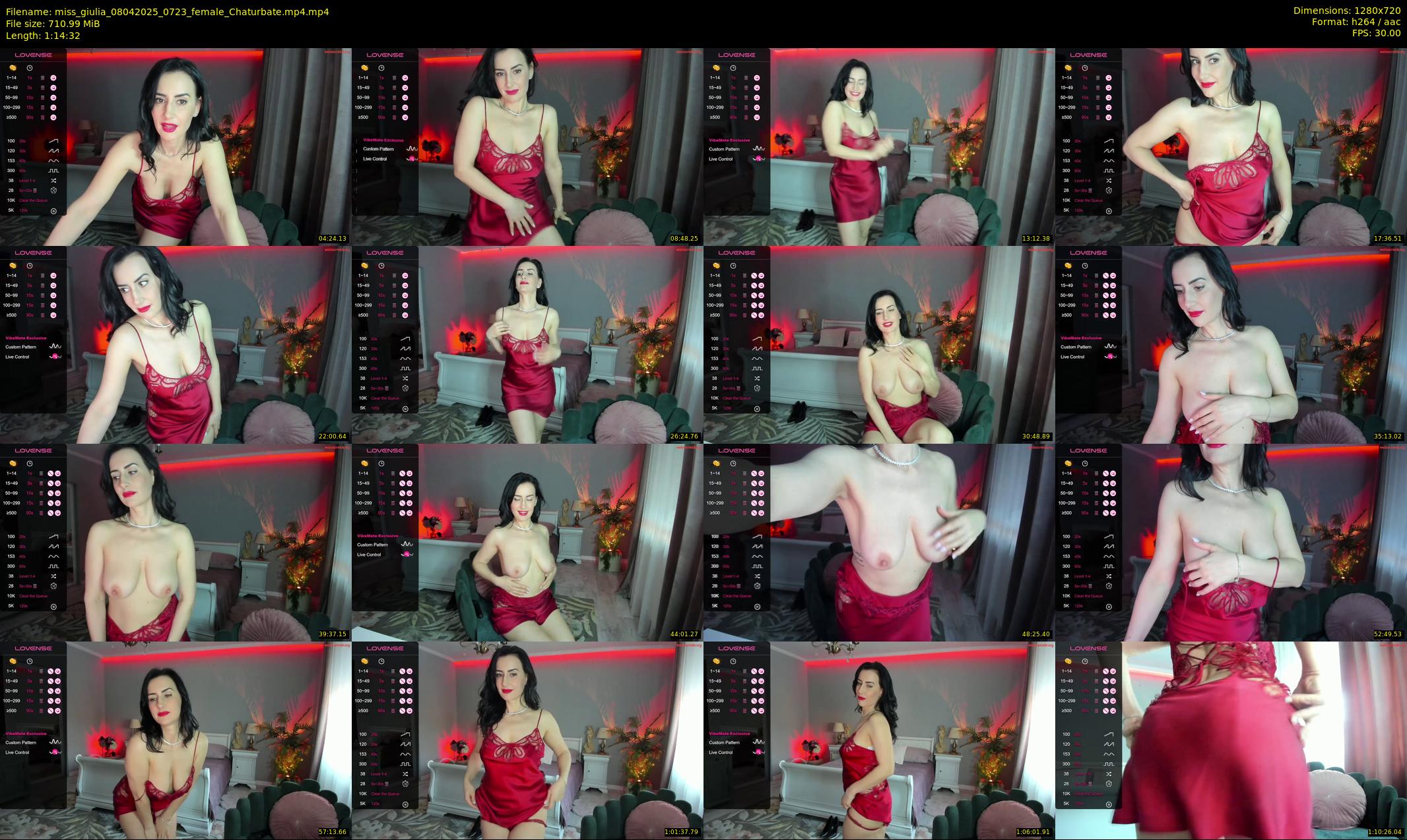 miss_giulia — 75 minute Chaturbate female cam show recording, 720p, Apr 8, 2025