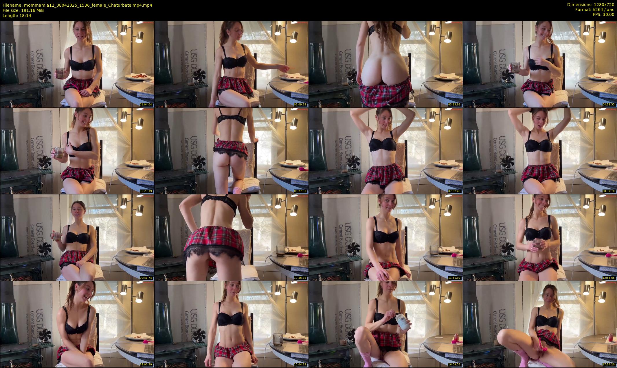 mommamia12 — 19 minute Chaturbate female cam show recording, 720p, Apr 8, 2025