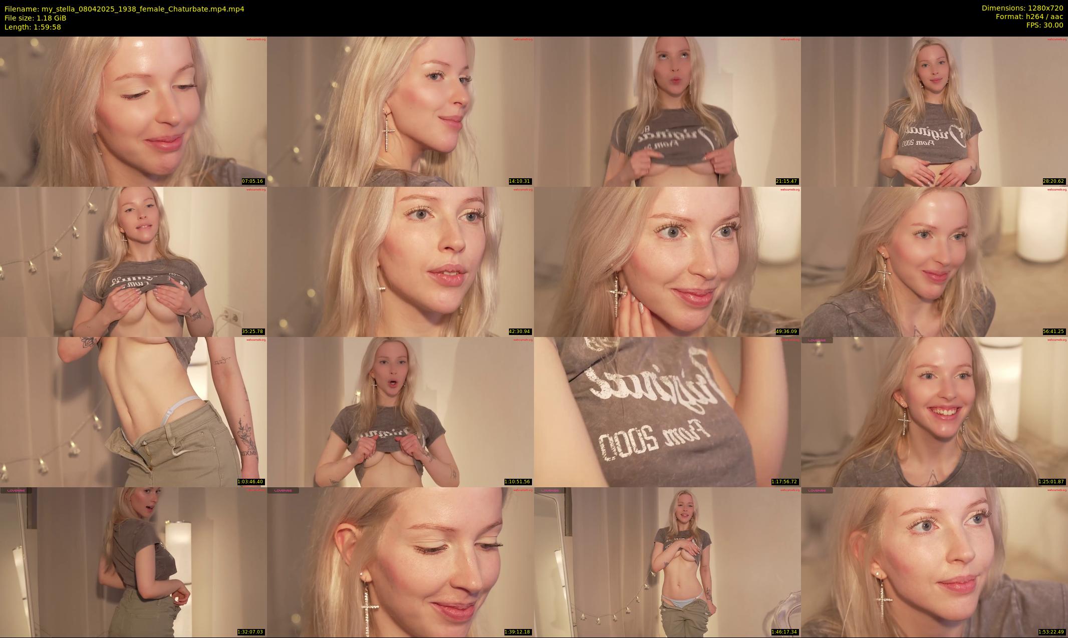 my_stella — 120 minute Chaturbate female cam show recording, 720p, Apr 8, 2025