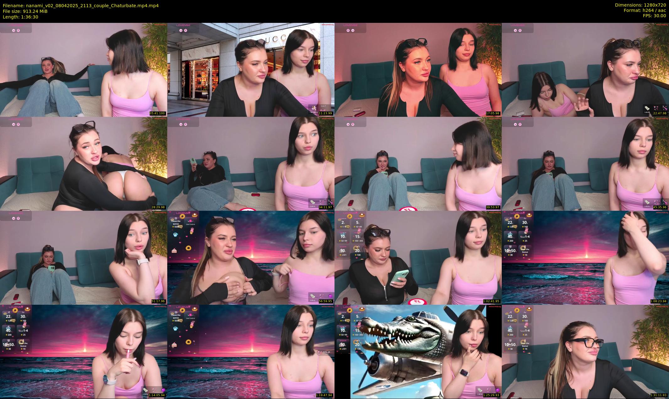 nanami_v02 — 97 minute Chaturbate couple cam show recording, 720p, Apr 8, 2025