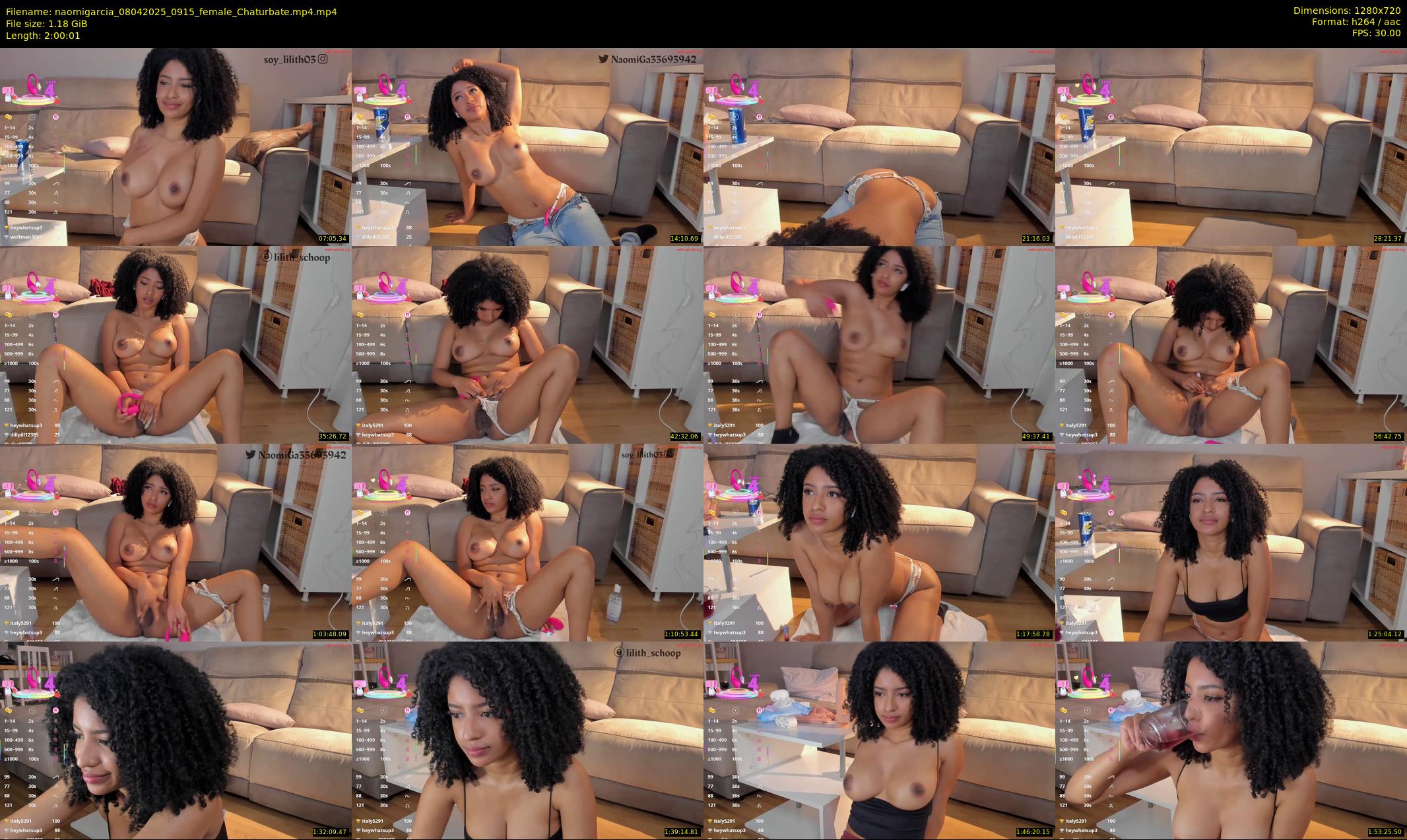 naomigarcia — 121 minute Chaturbate female cam show recording, 720p, Apr 8, 2025