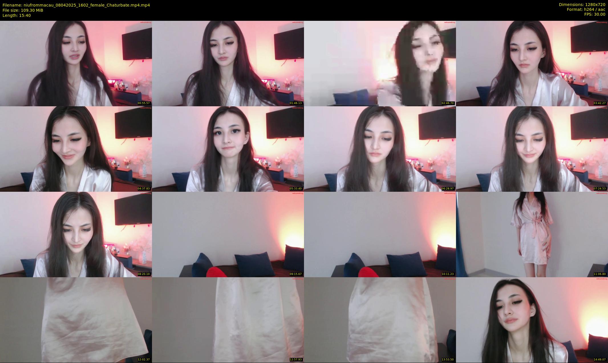 niufrommacau — 16 minute Chaturbate female cam show recording, 720p, Apr 8, 2025