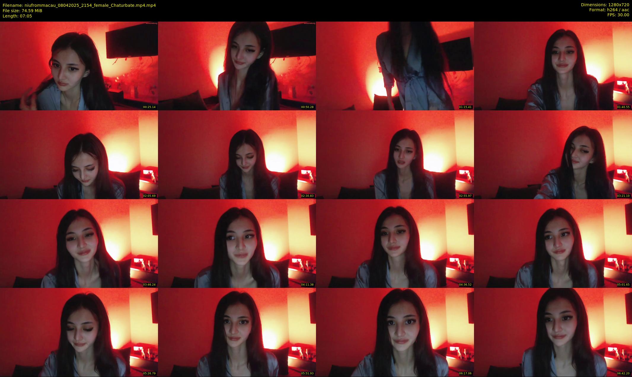 niufrommacau — 8 minute Chaturbate female cam show recording, 720p, Apr 8, 2025