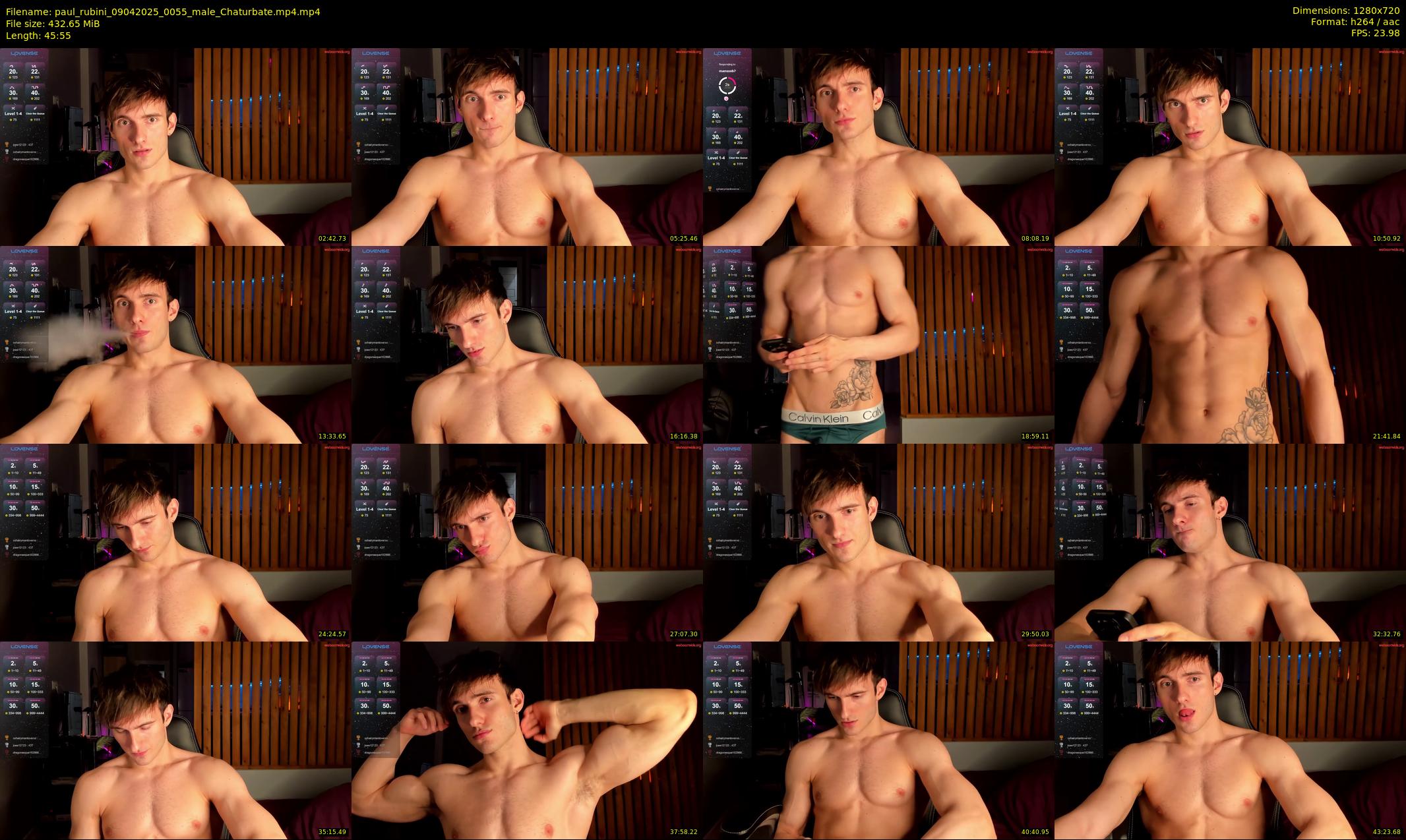 paul_rubini — 46 minute Chaturbate male cam show recording, 720p, Apr 9, 2025