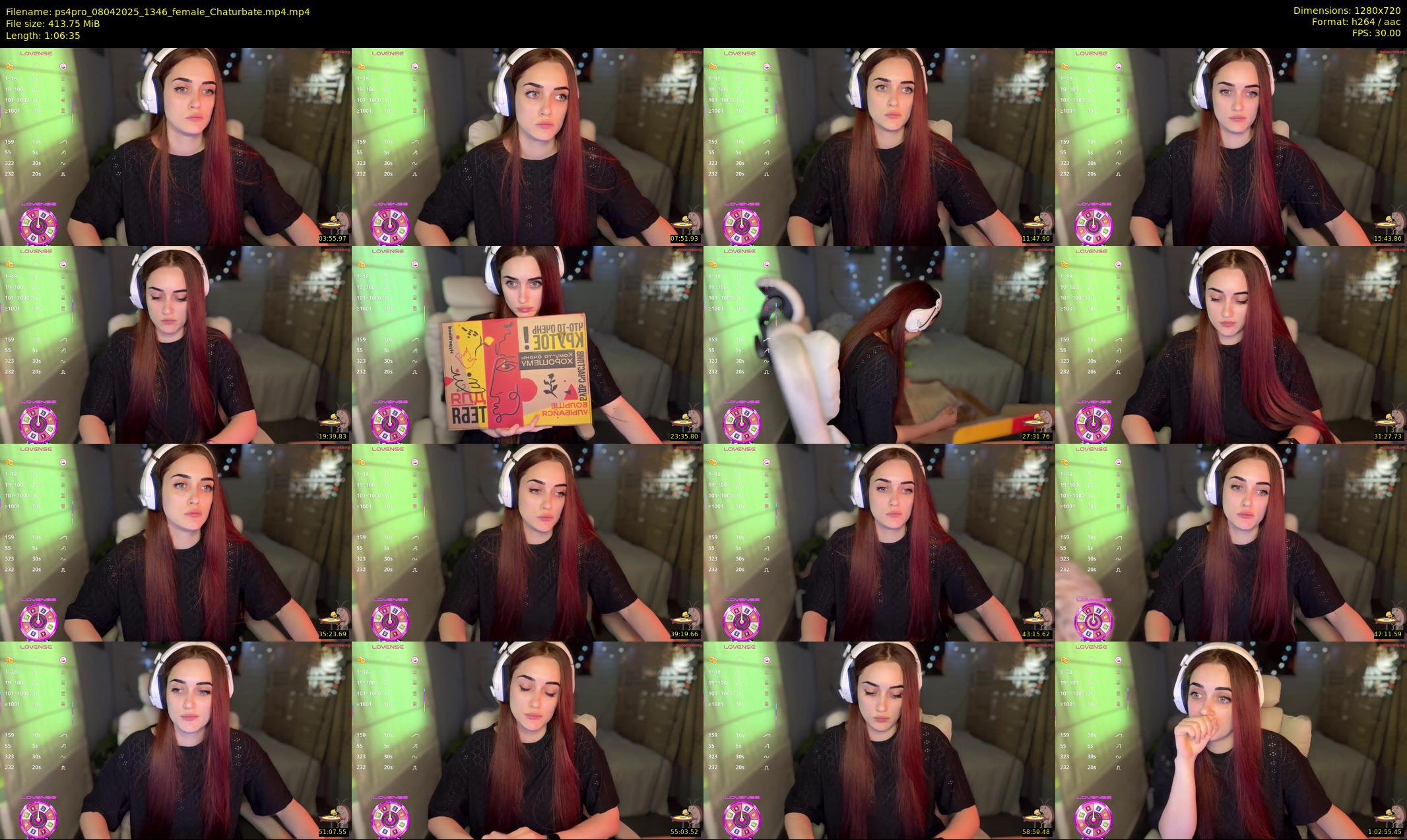 ps4pro — 67 minute Chaturbate female cam show recording, 720p, Apr 8, 2025