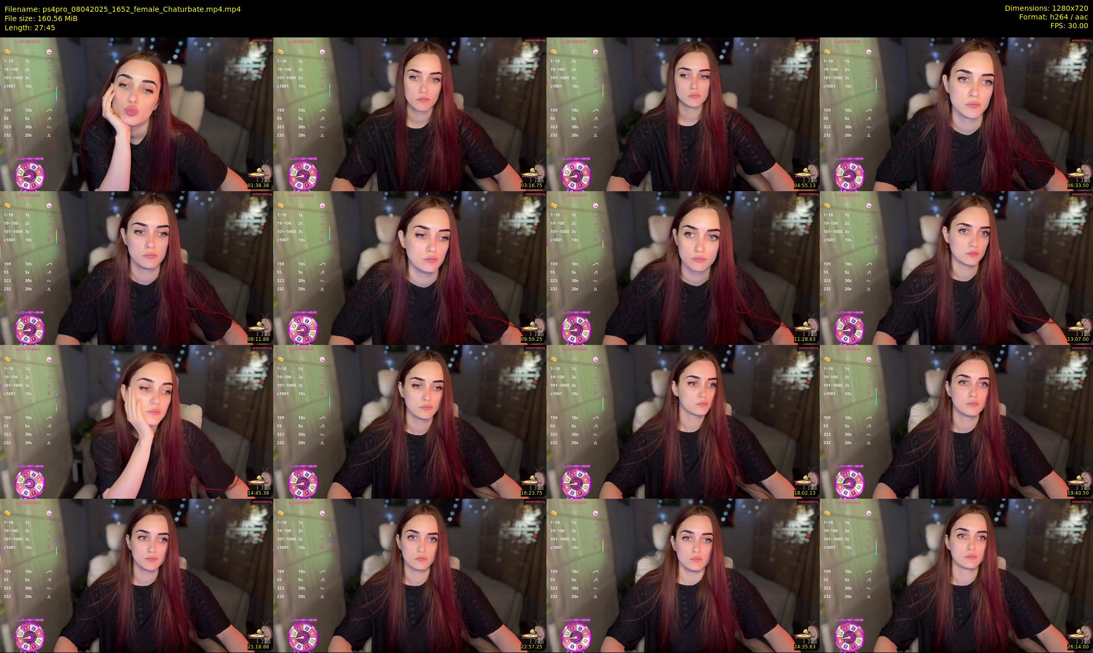 ps4pro — 28 minute Chaturbate female cam show recording, 720p, Apr 8, 2025