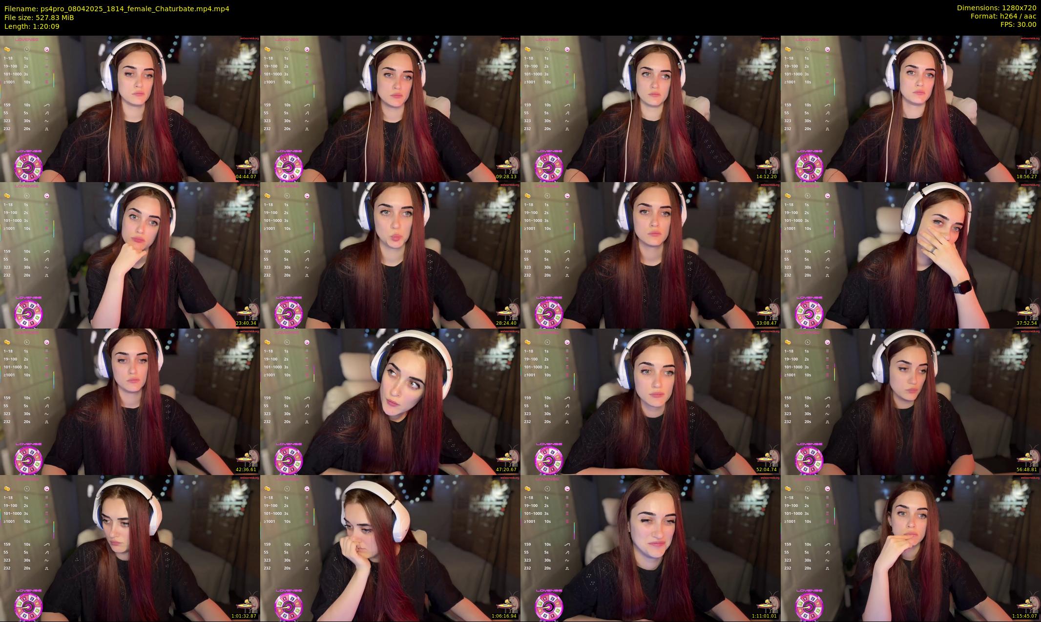 ps4pro — 81 minute Chaturbate female cam show recording, 720p, Apr 8, 2025