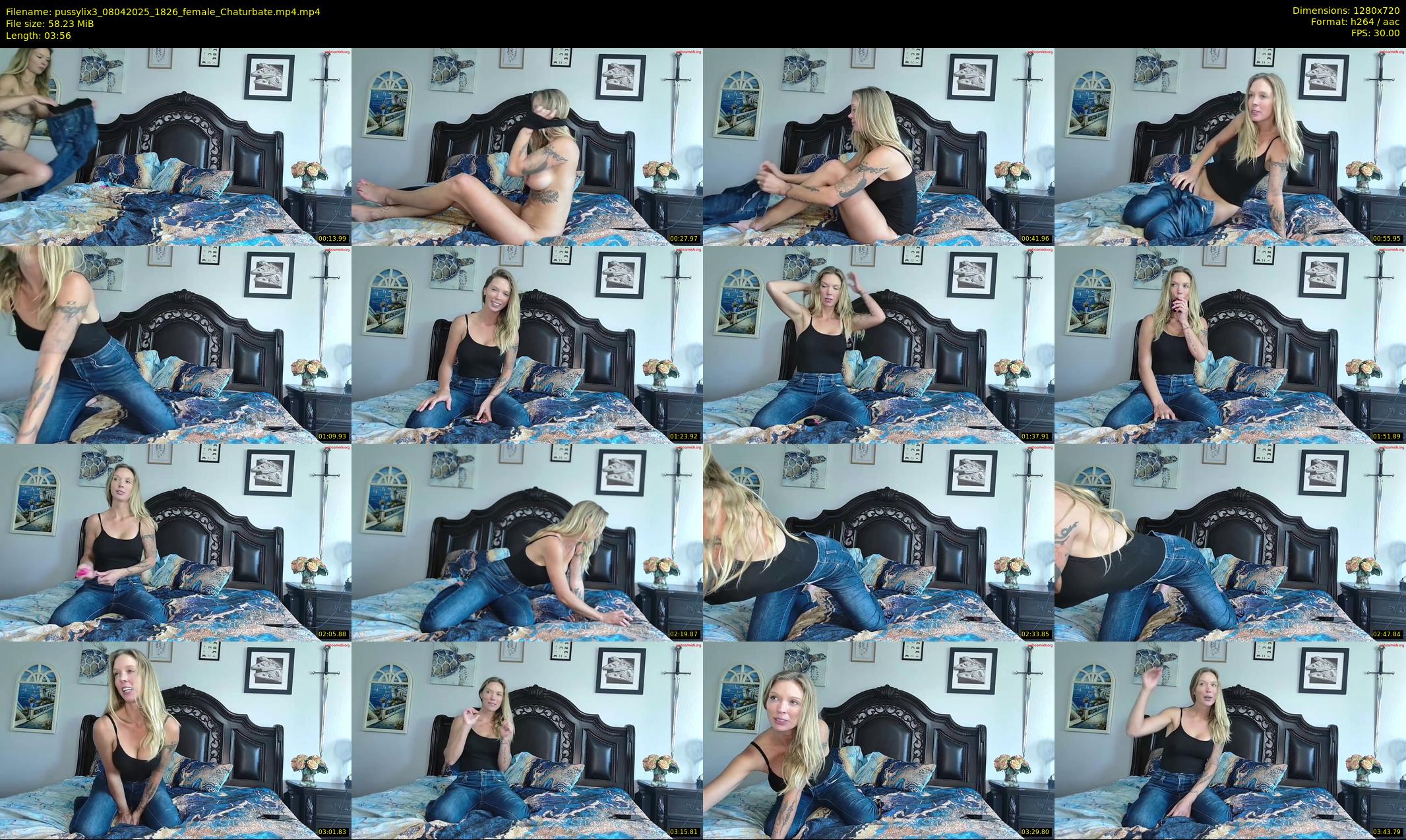 pussylix3 — 4 minute Chaturbate female cam show recording, 720p, Apr 8, 2025