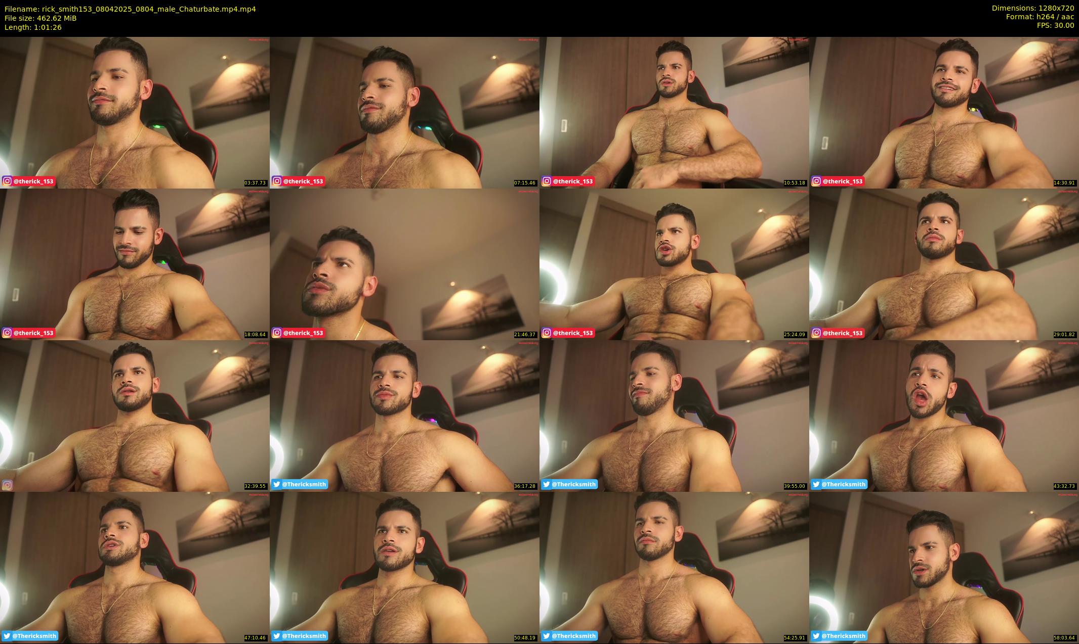 rick_smith153 — 62 minute Chaturbate male cam show recording, 720p, Apr 8, 2025