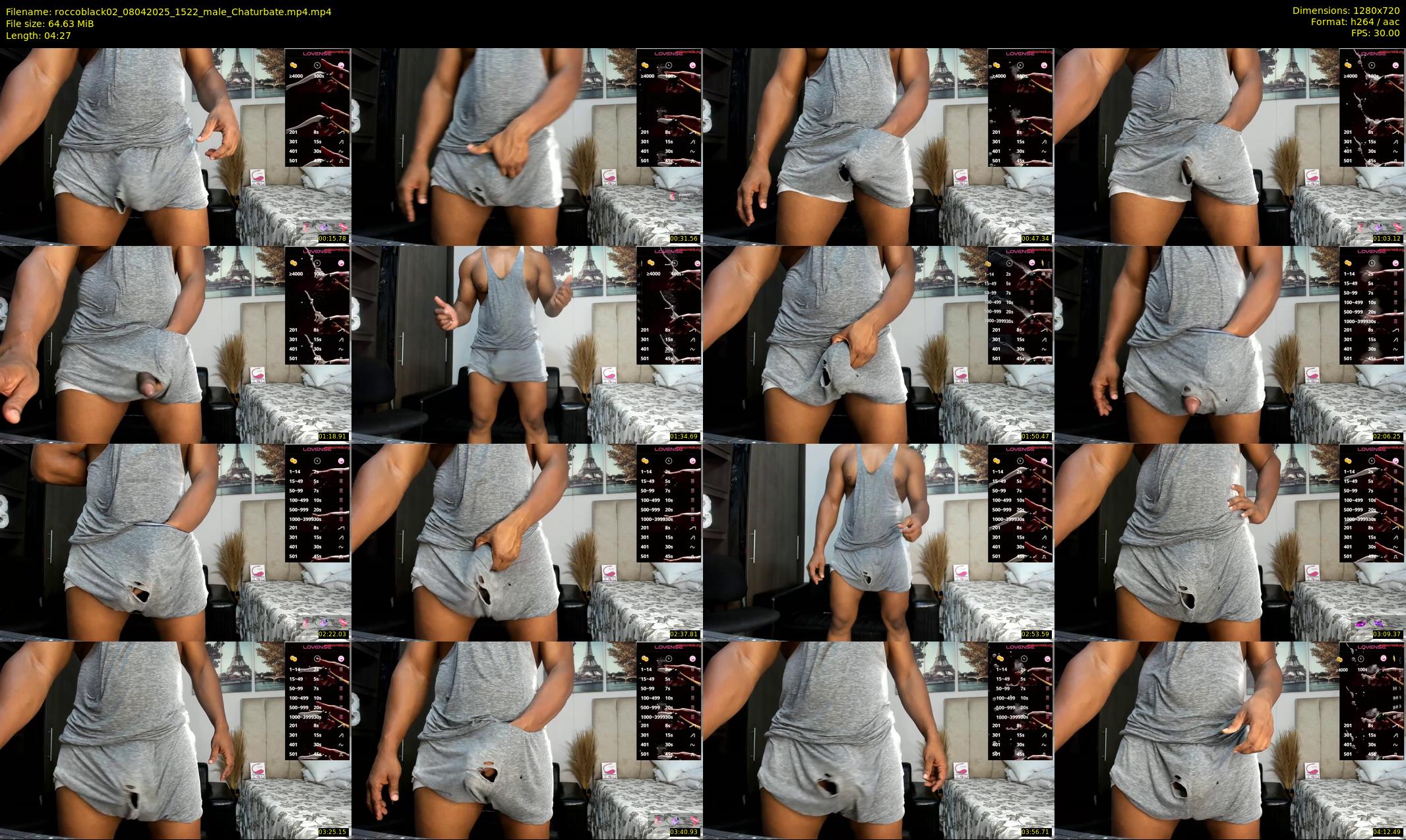 roccoblack02 — 5 minute Chaturbate male cam show recording, 720p, Apr 8, 2025