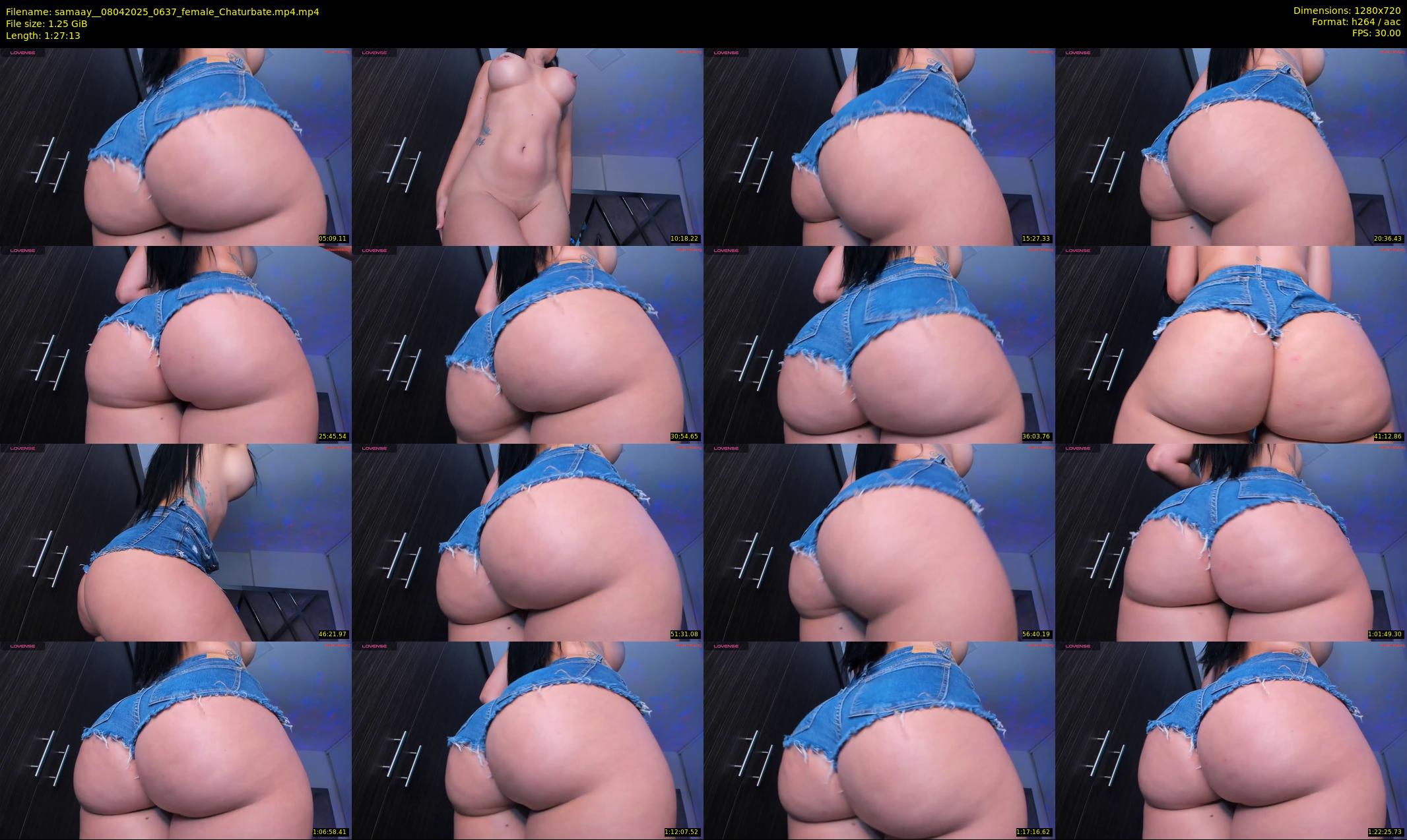samaay_ — 88 minute Chaturbate female cam show recording, 720p, Apr 8, 2025