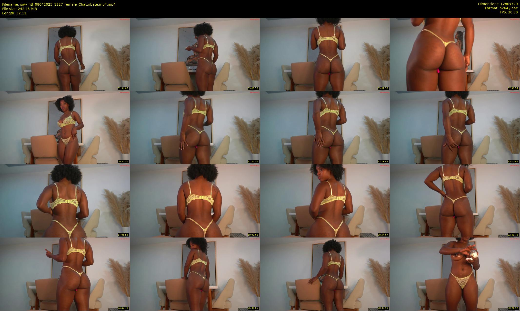 sow_fitt — 33 minute Chaturbate female cam show recording, 720p, Apr 8, 2025