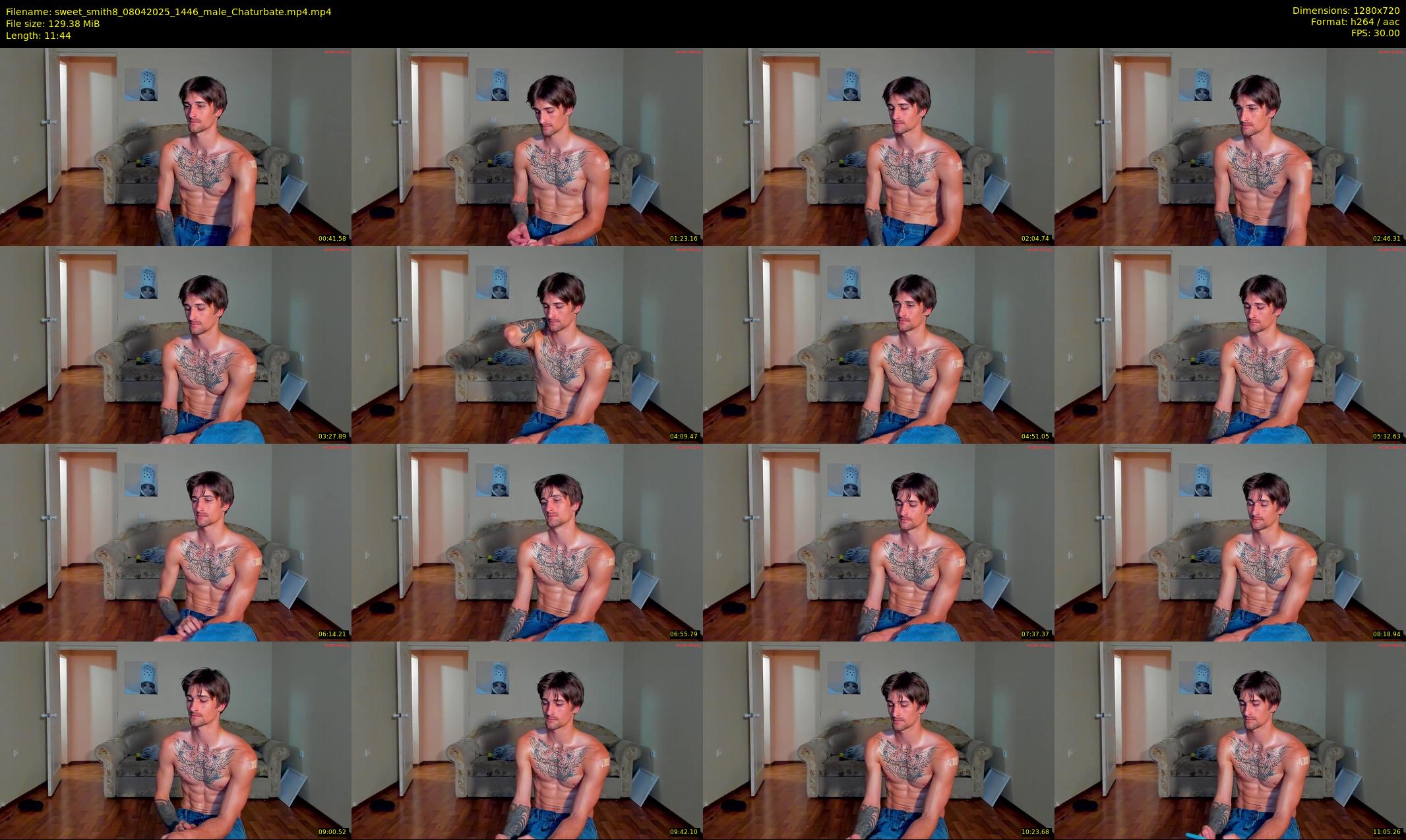 sweet_smith8 — 12 minute Chaturbate male cam show recording, 720p, Apr 8, 2025