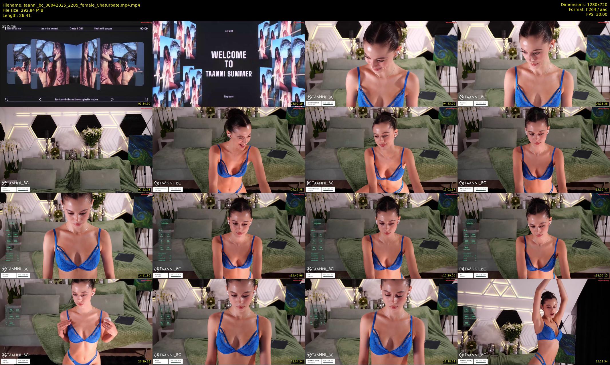 taanni_bc — 27 minute Chaturbate female cam show recording, 720p, Apr 8, 2025