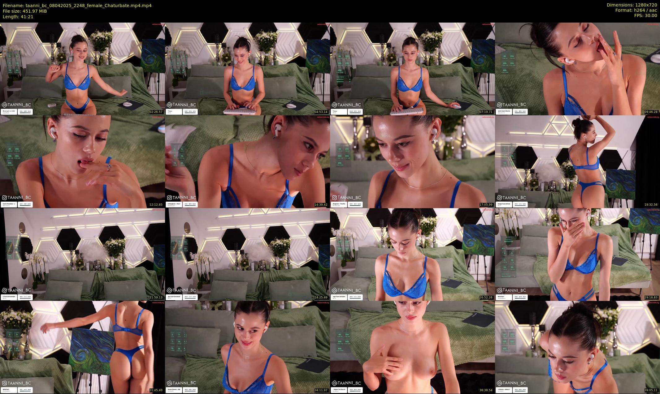 taanni_bc — 42 minute Chaturbate female cam show recording, 720p, Apr 8, 2025