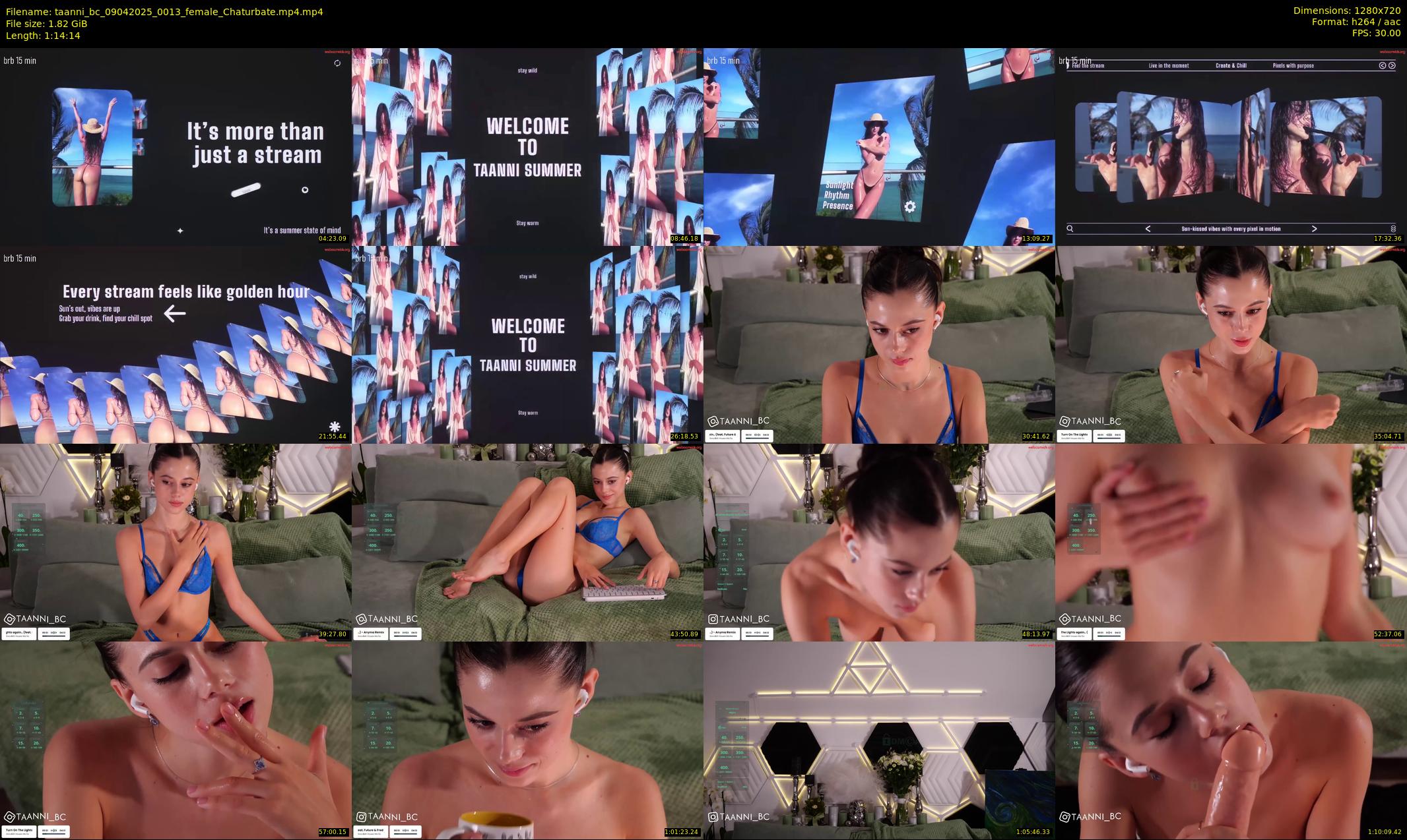 taanni_bc — 75 minute Chaturbate female cam show recording, 720p, Apr 9, 2025