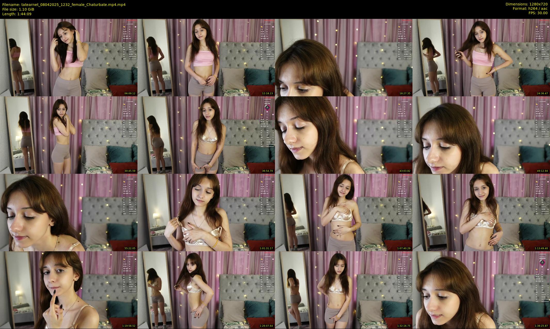 tatearnet — 105 minute Chaturbate female cam show recording, 720p, Apr 8, 2025