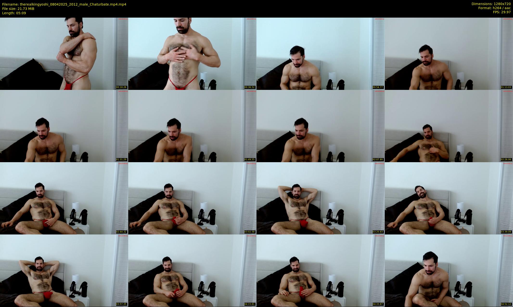 therealkingyoshi — 6 minute Chaturbate male cam show recording, 720p, Apr 8, 2025