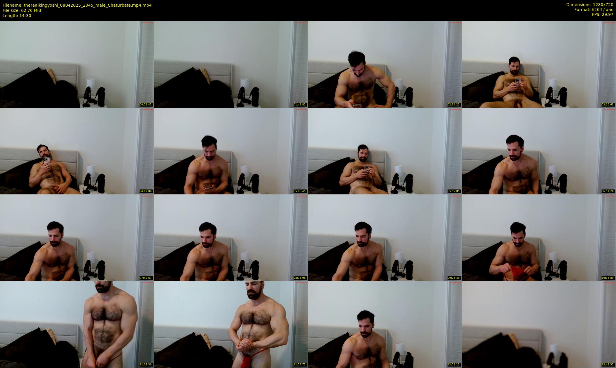 therealkingyoshi — 15 minute Chaturbate male cam show recording, 720p, Apr 8, 2025