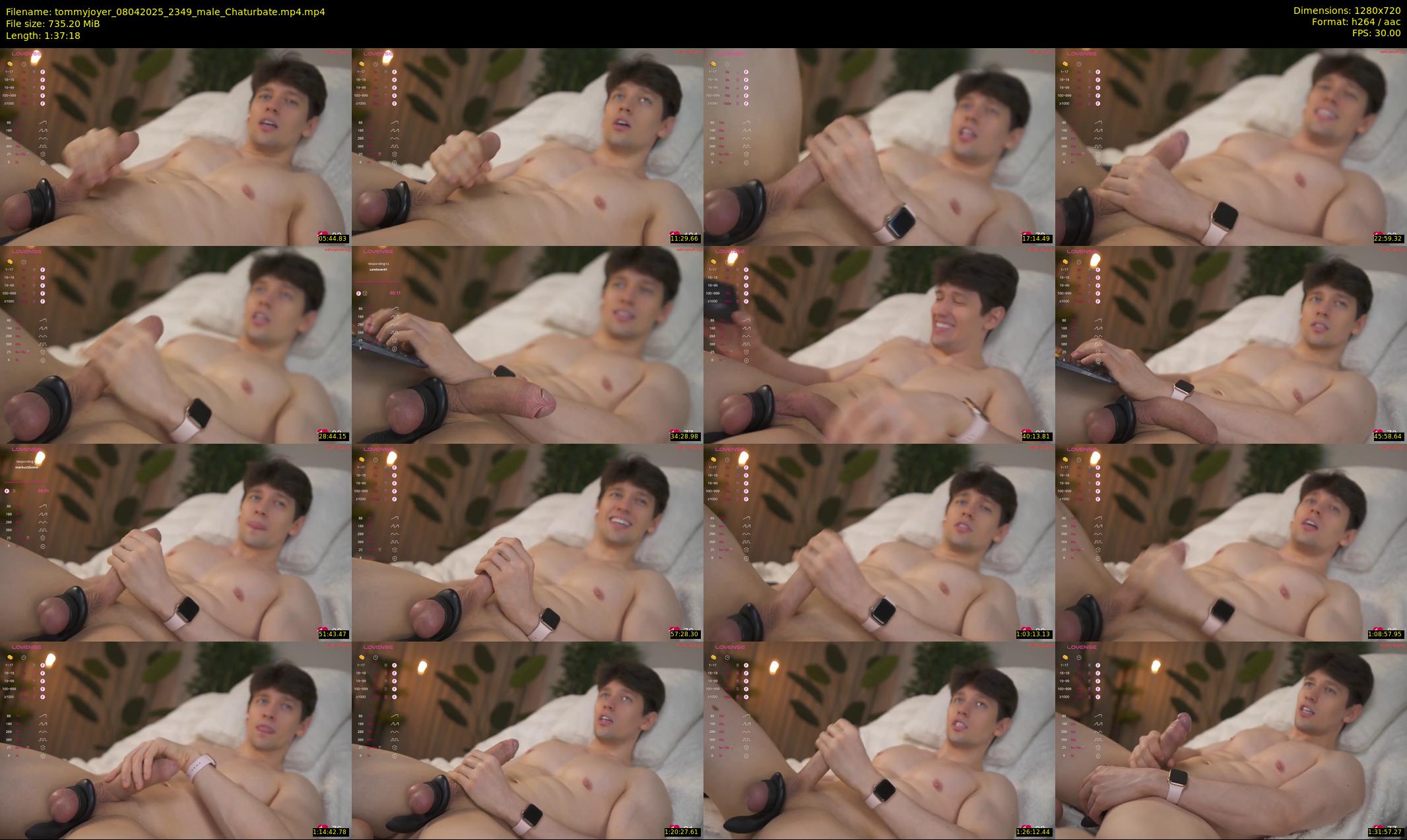tommyjoyer — 98 minute Chaturbate male cam show recording, 720p, Apr 8, 2025
