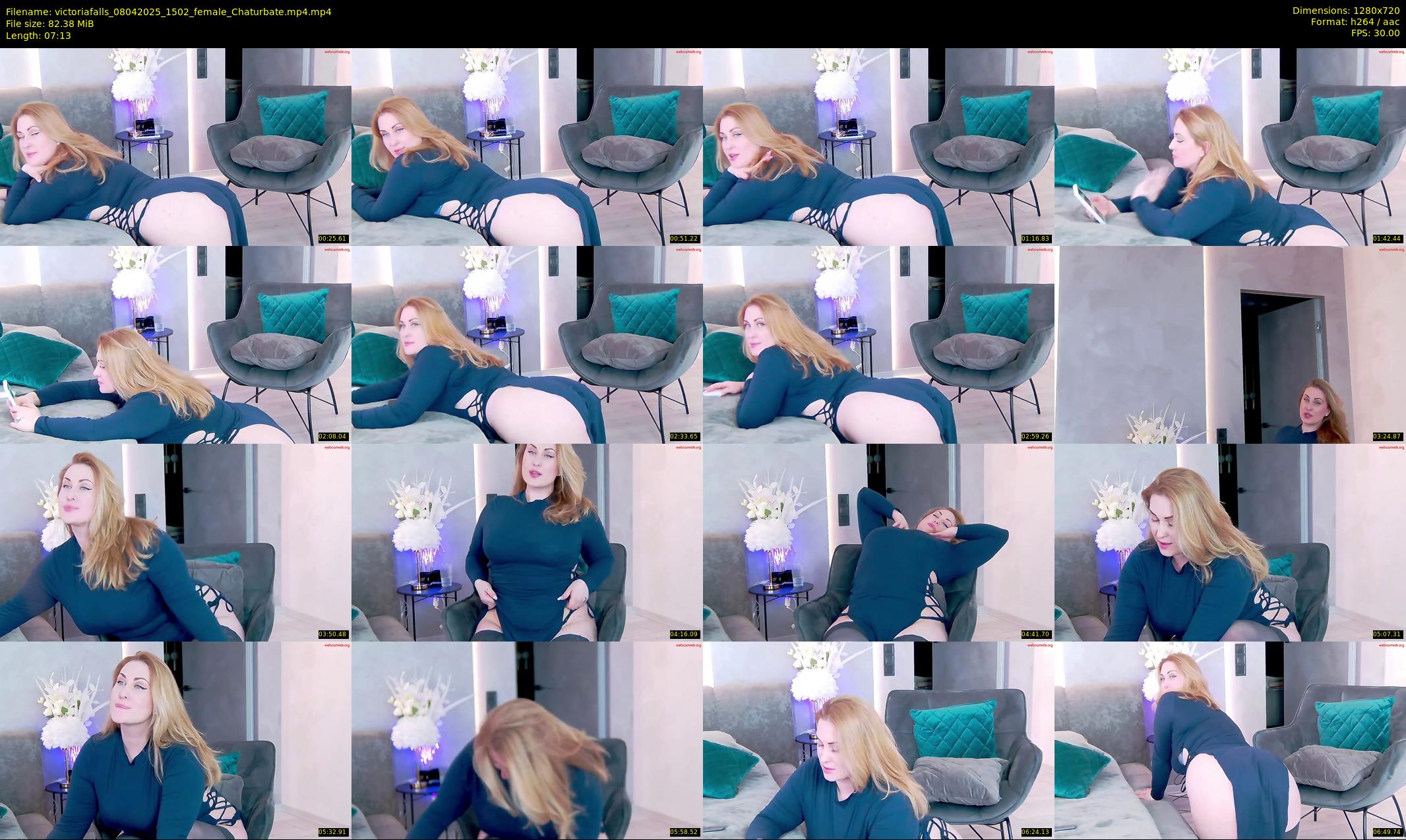 victoriafalls — 8 minute Chaturbate female cam show recording, 720p, Apr 8, 2025