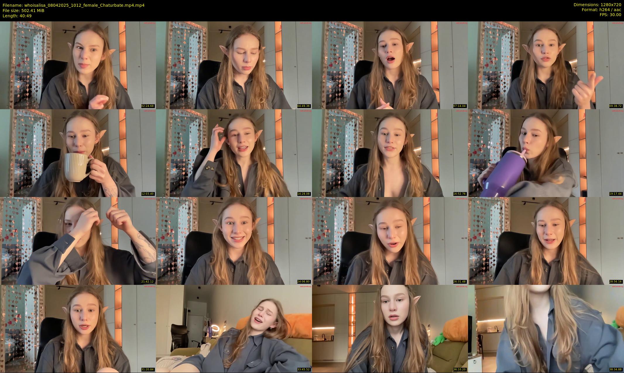 whoisalisa — 41 minute Chaturbate female cam show recording, 720p, Apr 8, 2025