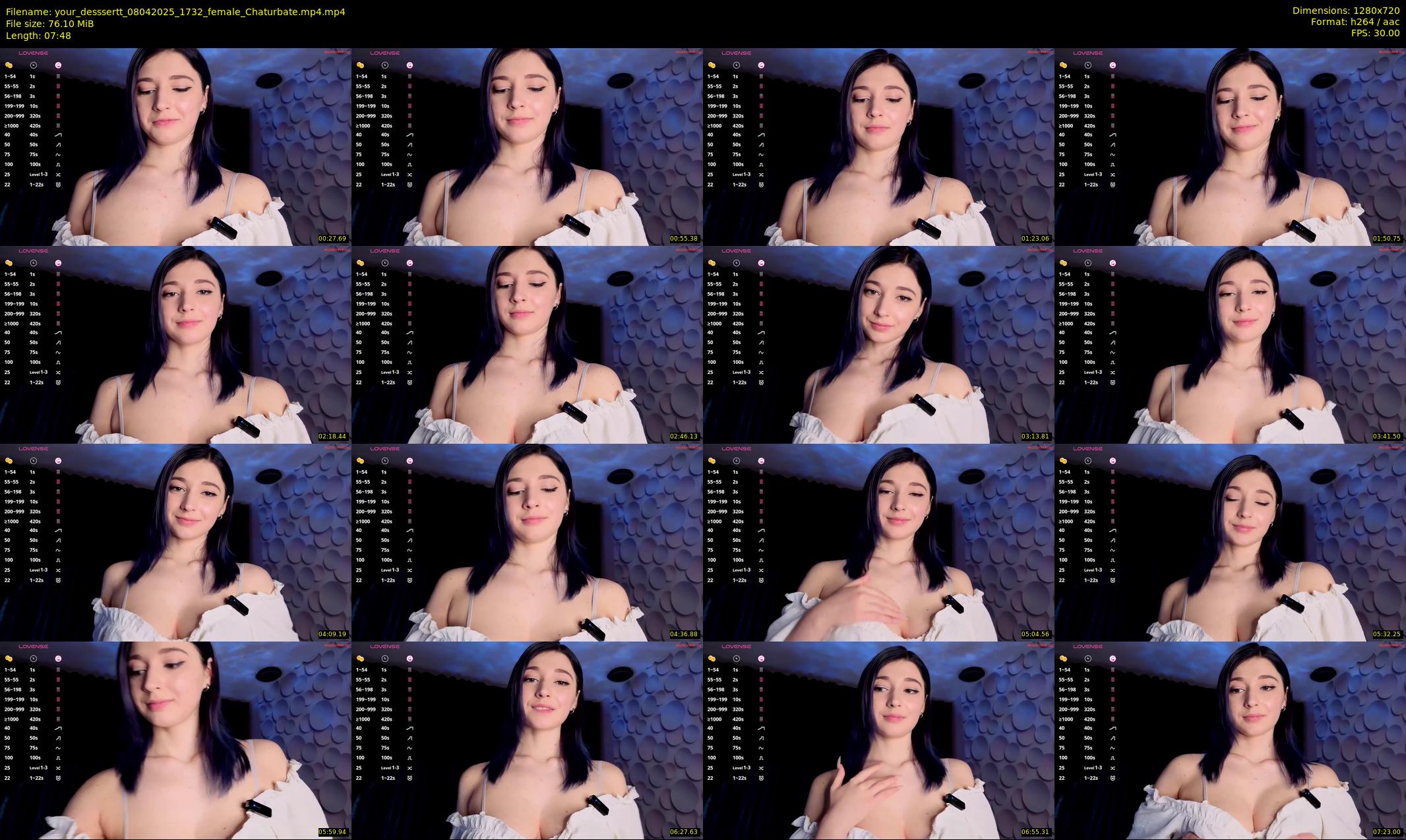 your_desssertt — 8 minute Chaturbate female cam show recording, 720p, Apr 8, 2025