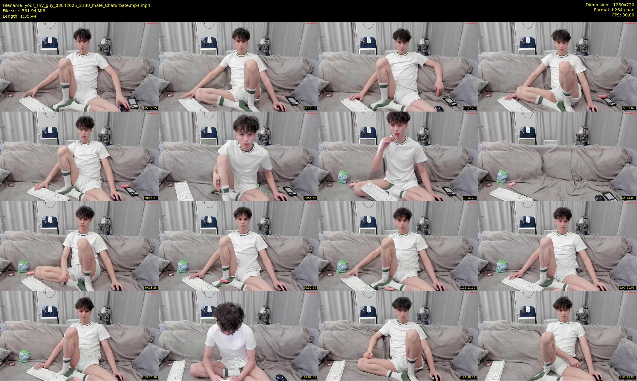 your_shy_guy — 96 minute Chaturbate male cam show recording, 720p, Apr 8, 2025